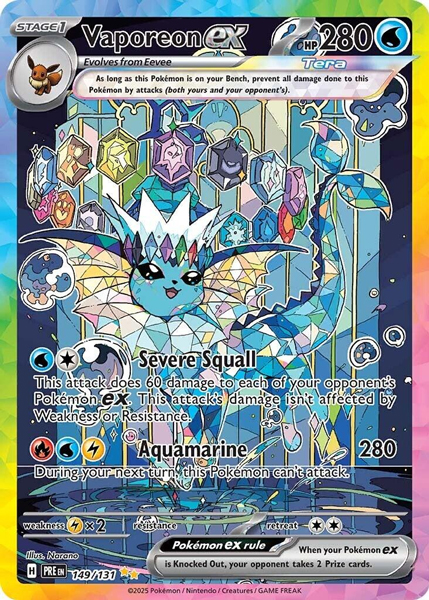 Vaporeon ex (PRE 149)